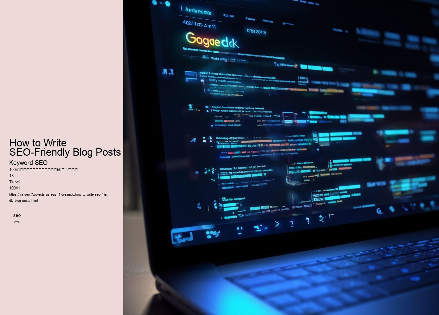 How to Write SEO-Friendly Blog Posts